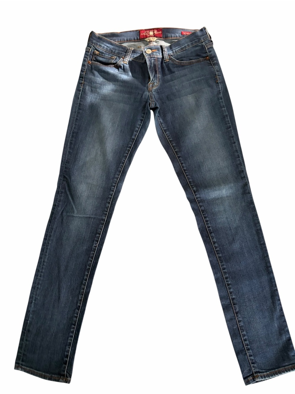 Lucky Brand Charlie Skinny Jeans - Blue Denim